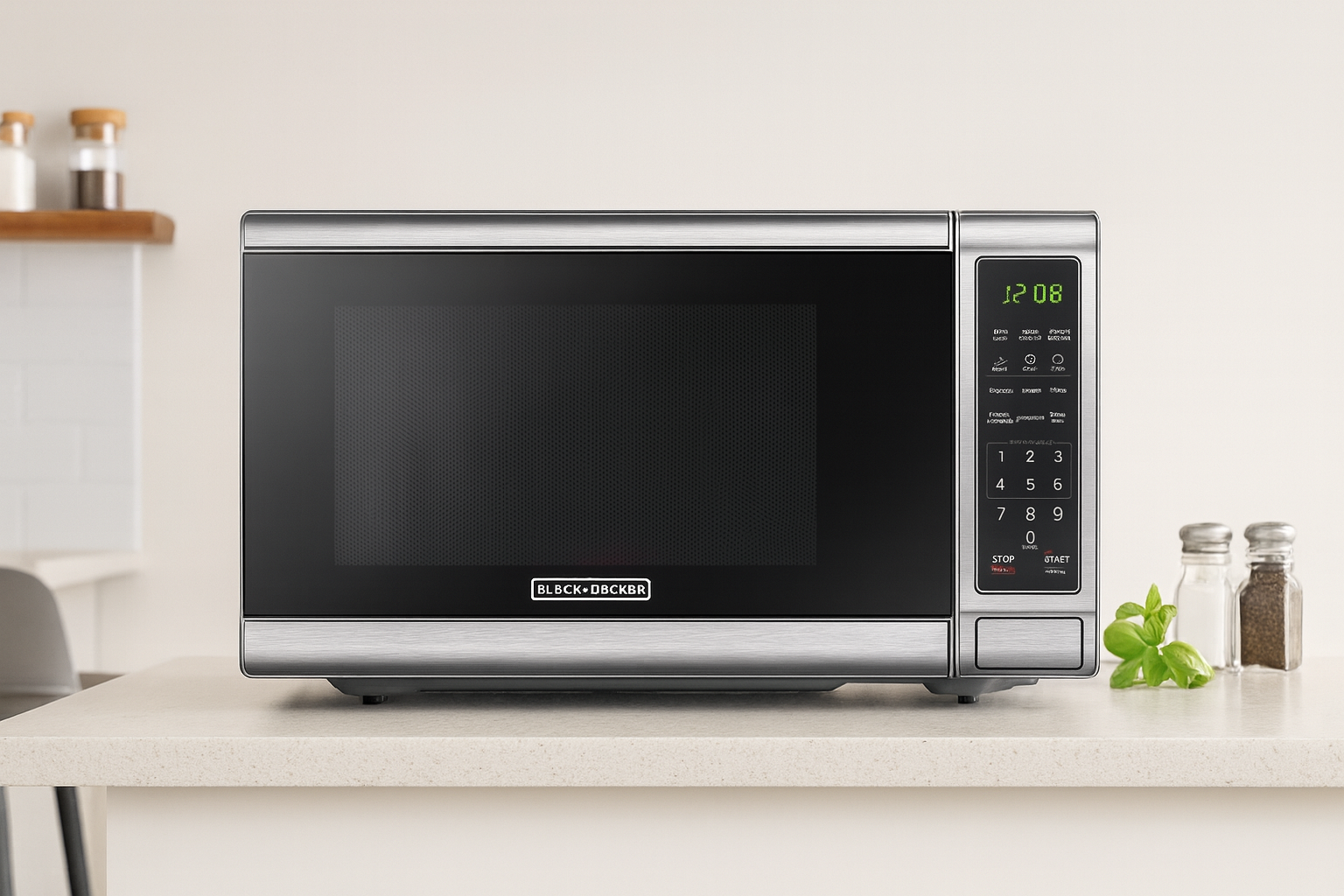 BLACK+DECKER EM720CB7 Digital Microwave
