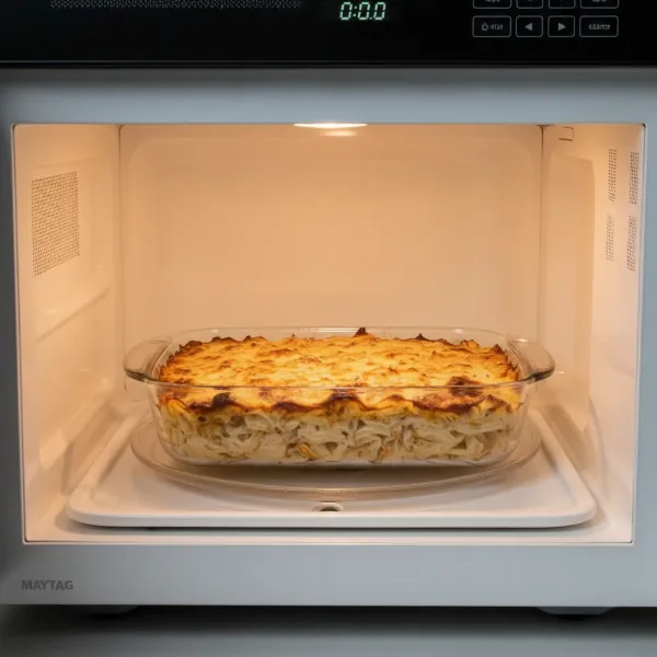 Maytag over-the-range microwave interior showcasing a spacious, flat, turntable-free cooking surface for large dishes