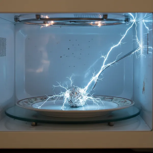 Metal in the Microwave: What Actually Happens and Why It Sparks