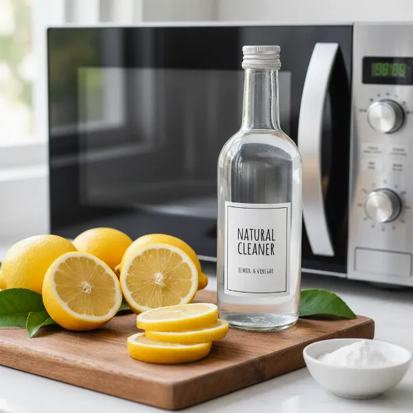 How to Clean a Greasy Microwave with Lemon and Vinegar: A Natural, Effective Guide